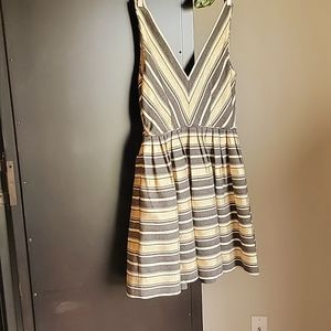 JCREW Black and Gold Cocktail Dress